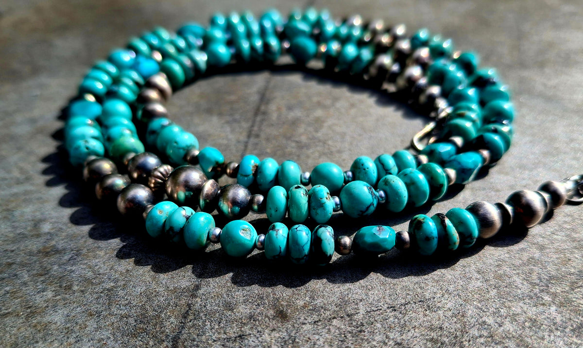 Turquoise Bead Necklace