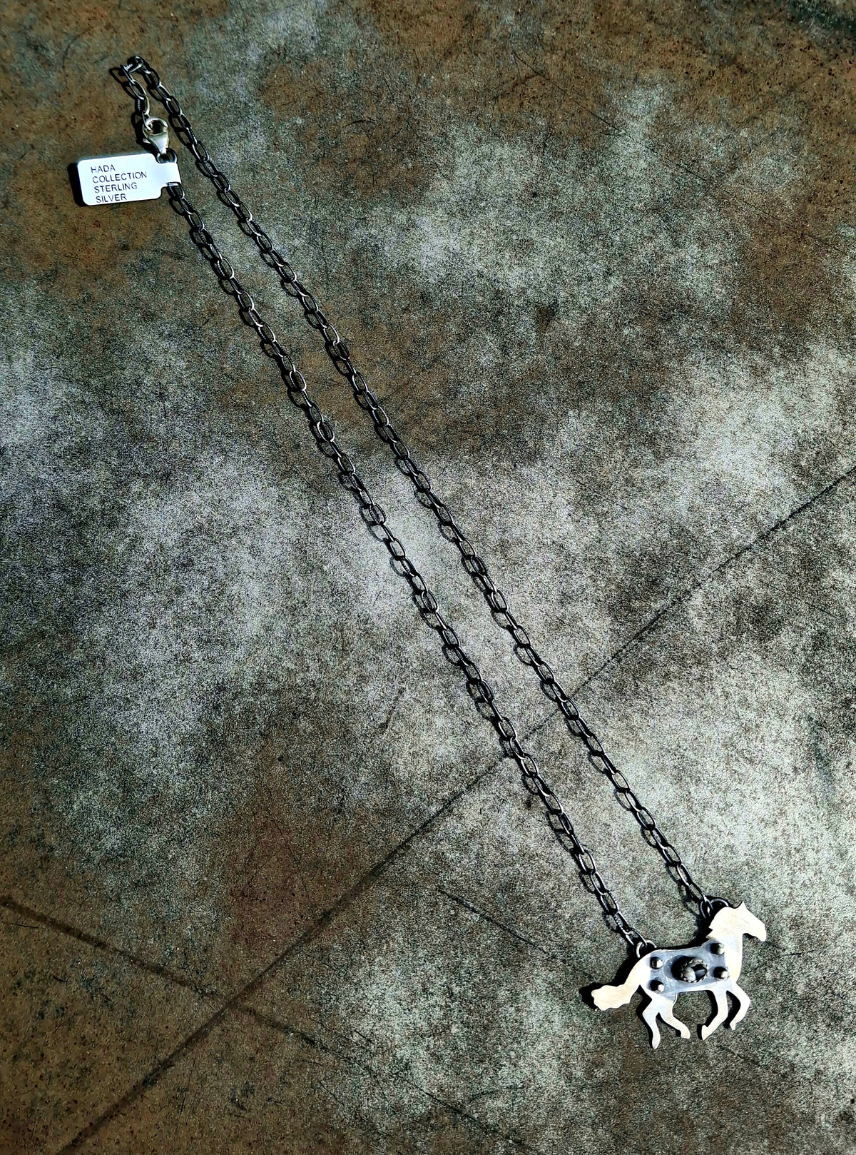 White Buffalo Horse Necklace