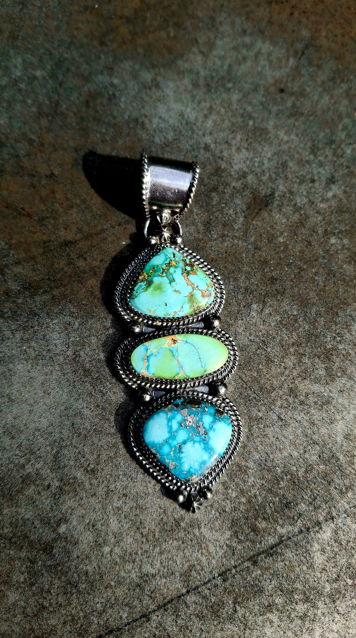 Sonoran Gold/Whtie Water Pendant