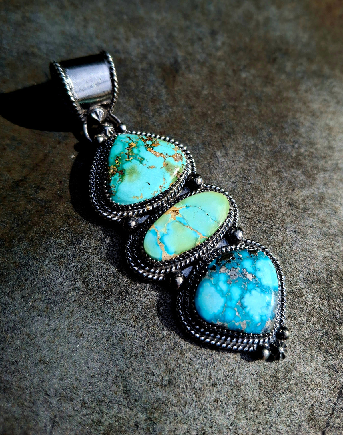 Sonoran Gold/Whtie Water Pendant