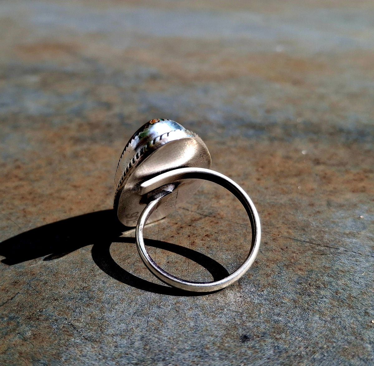 Fox Turquoise Adjustable Ring