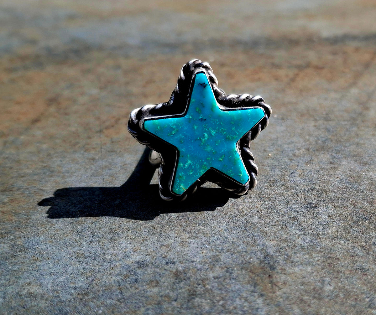 Kingman Star Adjustable Ring