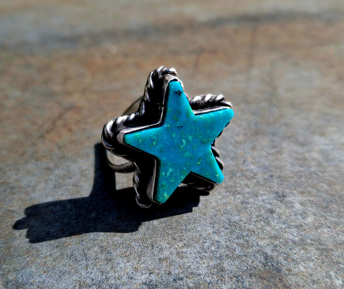 Kingman Star Adjustable Ring