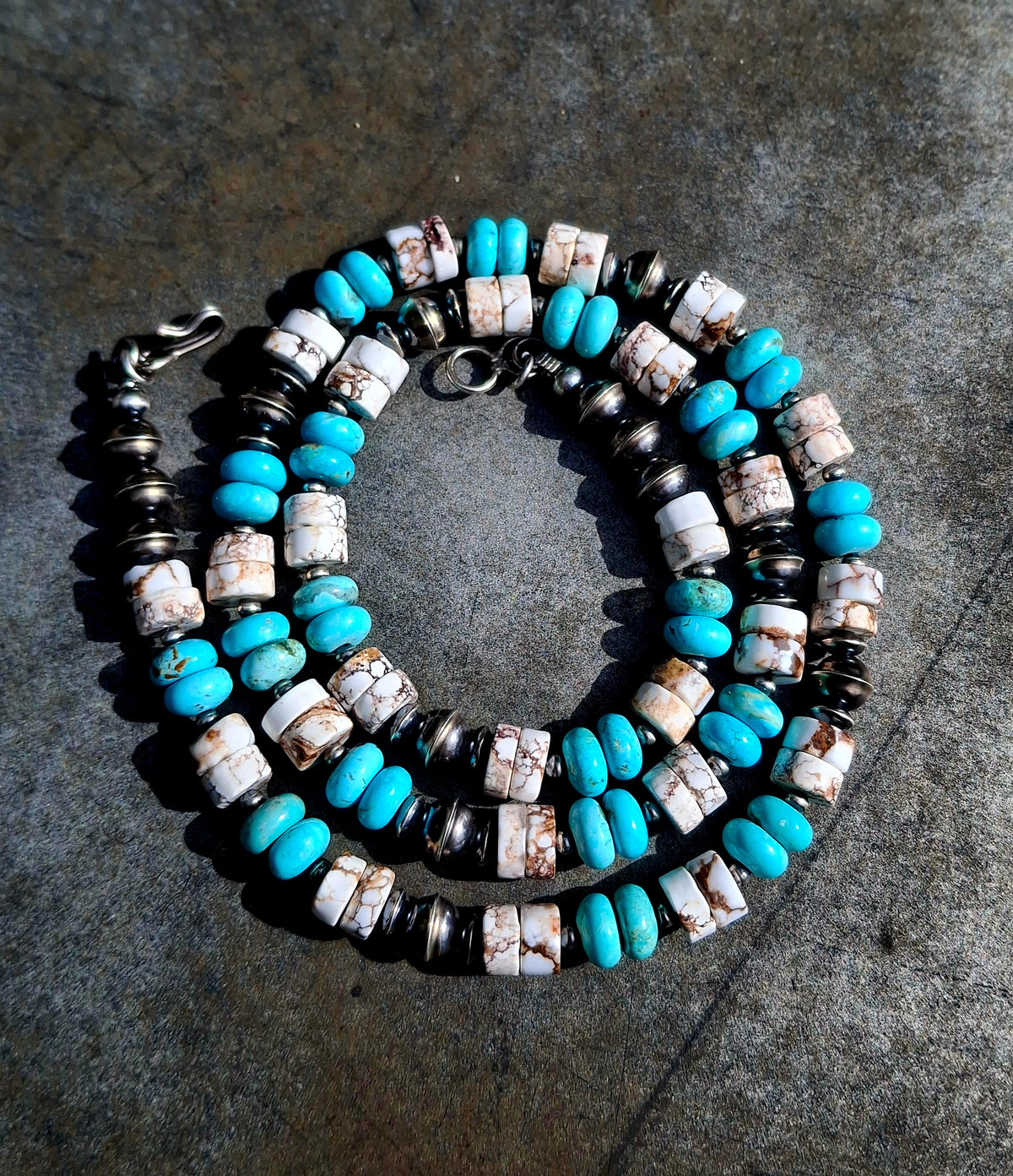 Kingman/Wild Horse Bead Necklace