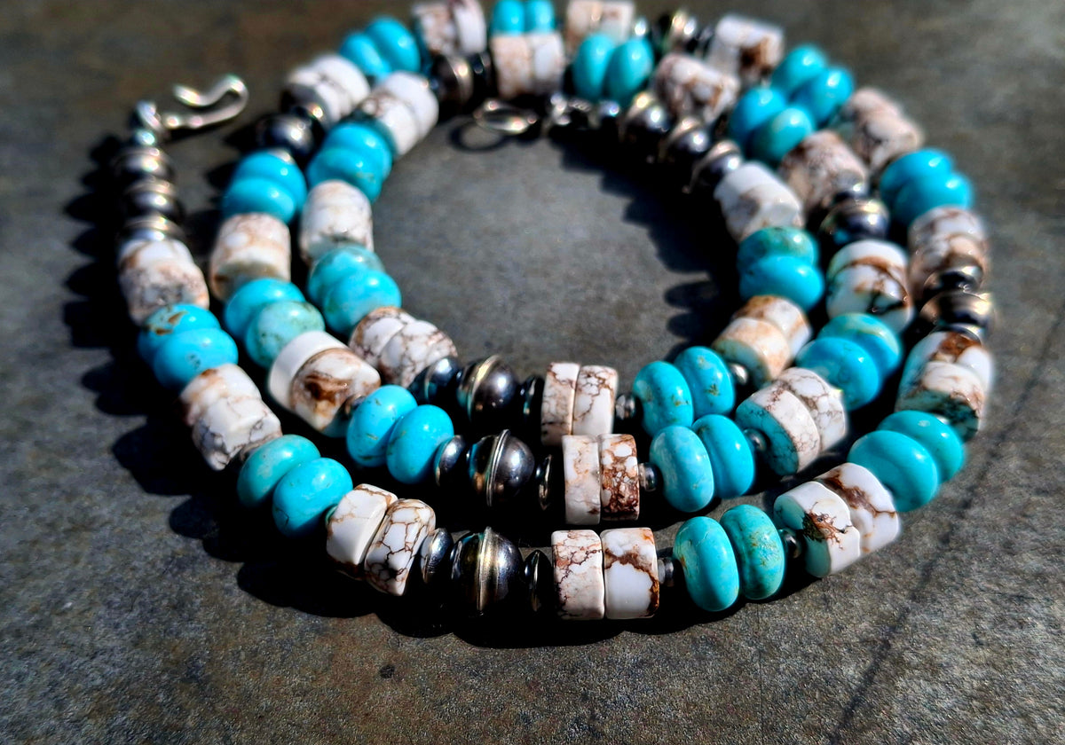 Kingman/Wild Horse Bead Necklace