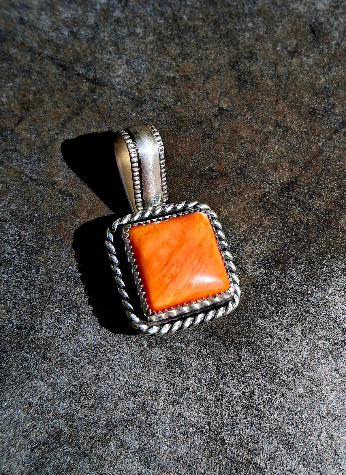 Spiny Oyster Pendant on Shepherds Hook