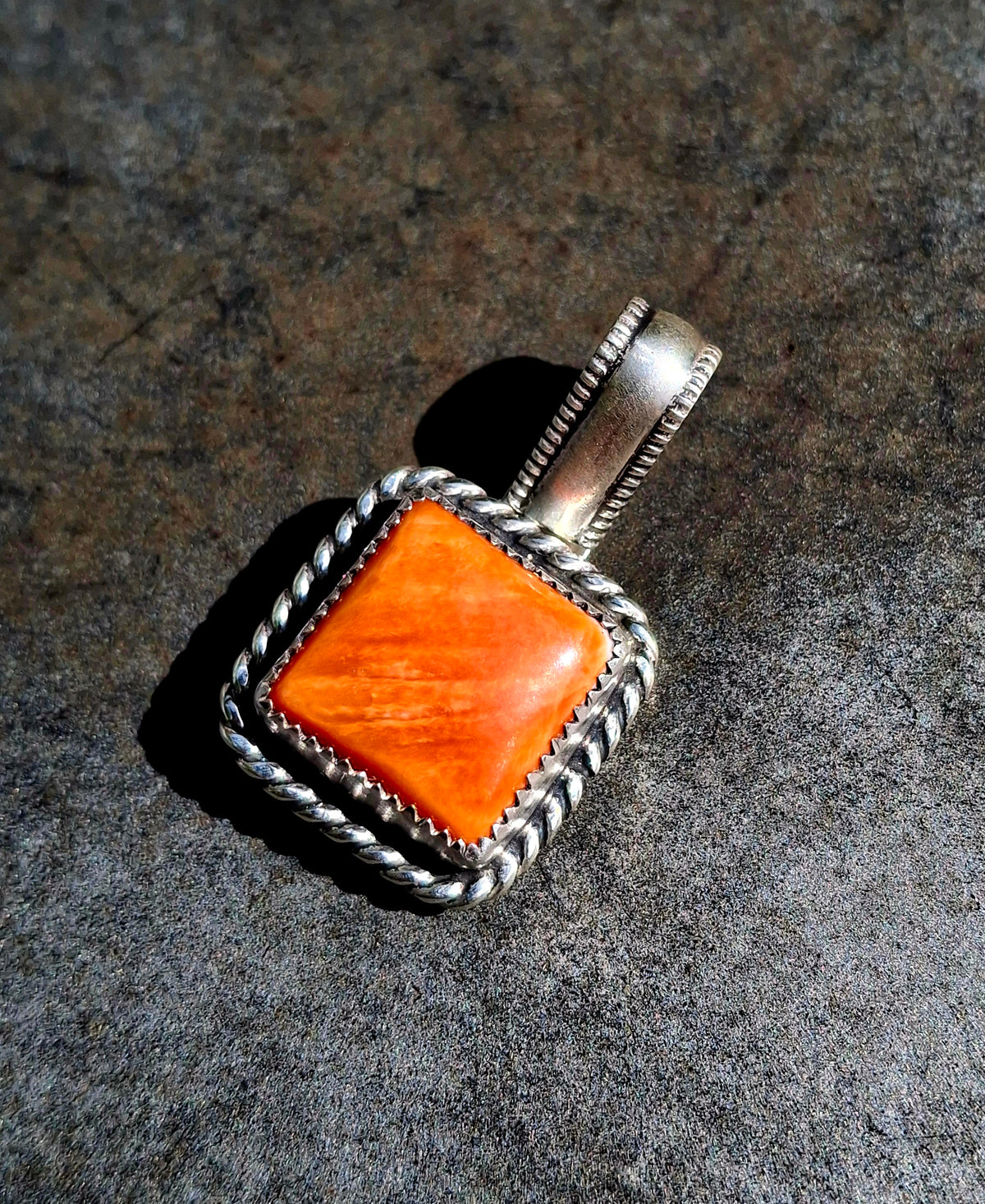 Spiny Oyster Pendant on Shepherds Hook