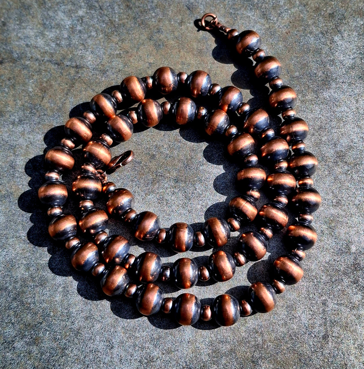 Copper Bead Necklace
