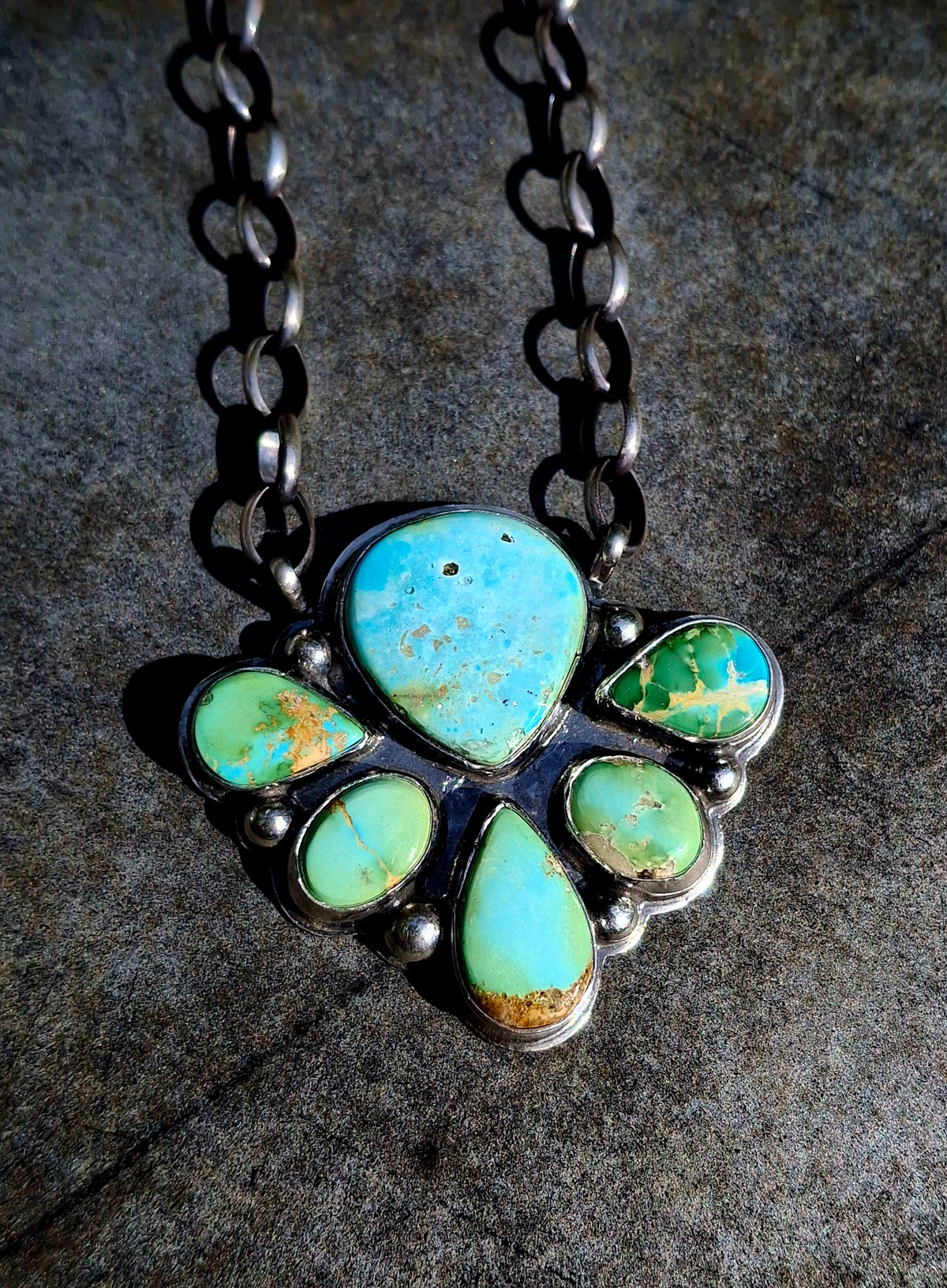 Sonoran Gold Cluster Necklace
