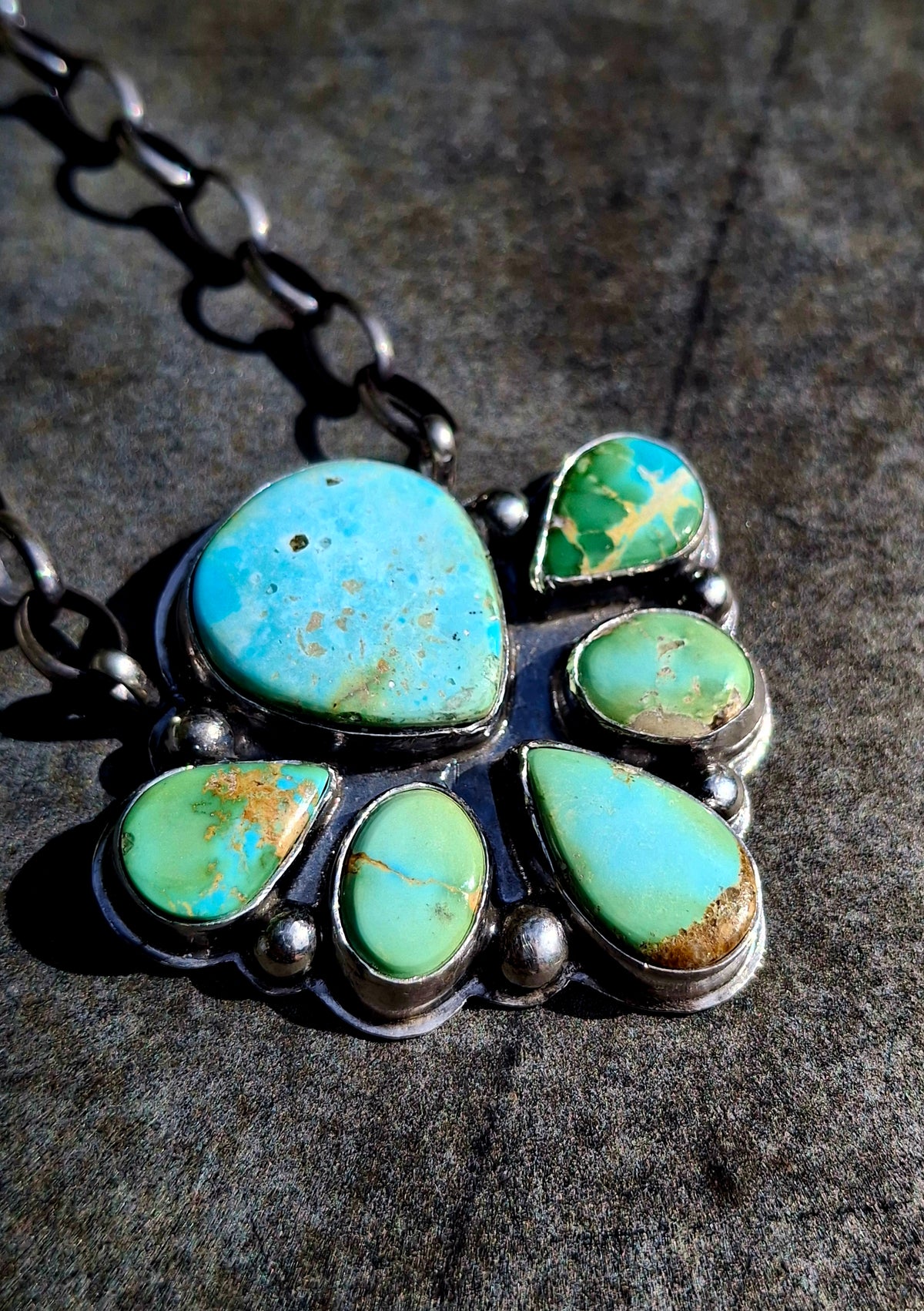 Sonoran Gold Cluster Necklace