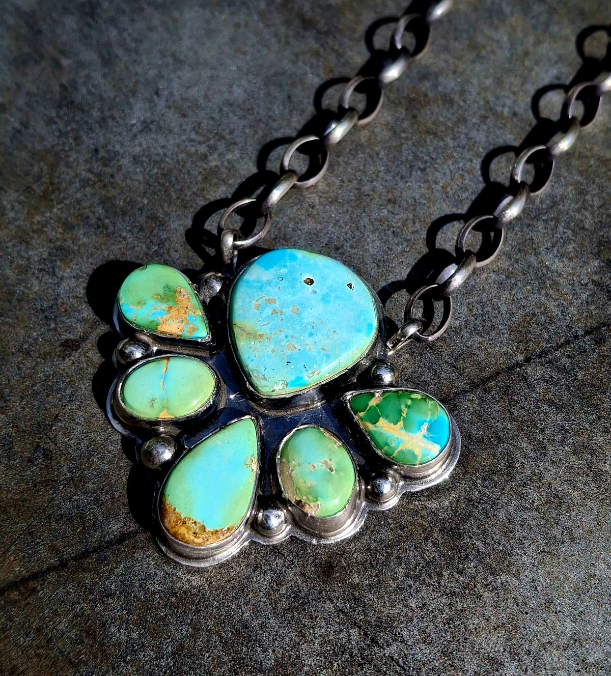 Sonoran Gold Cluster Necklace