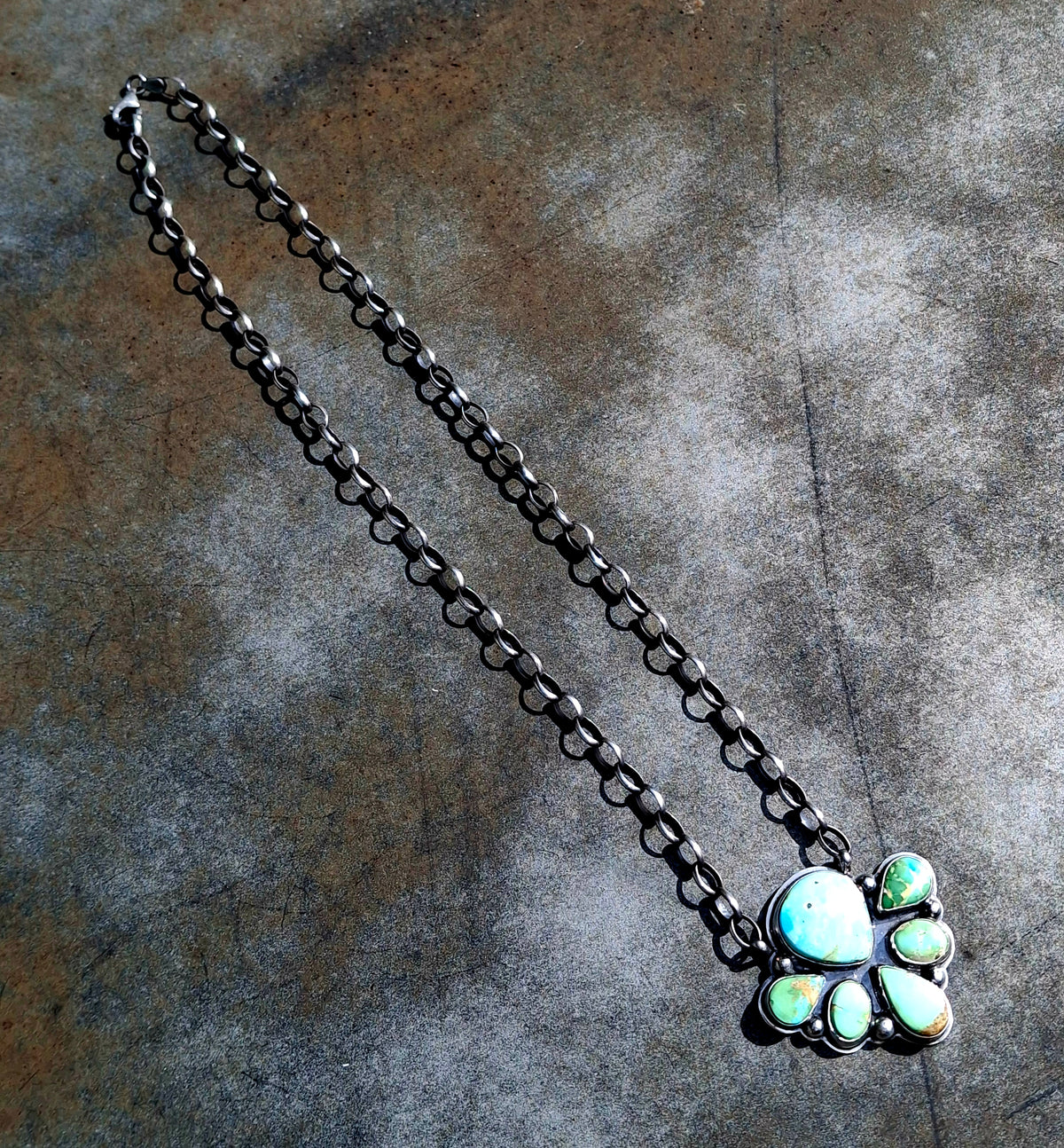 Sonoran Gold Cluster Necklace