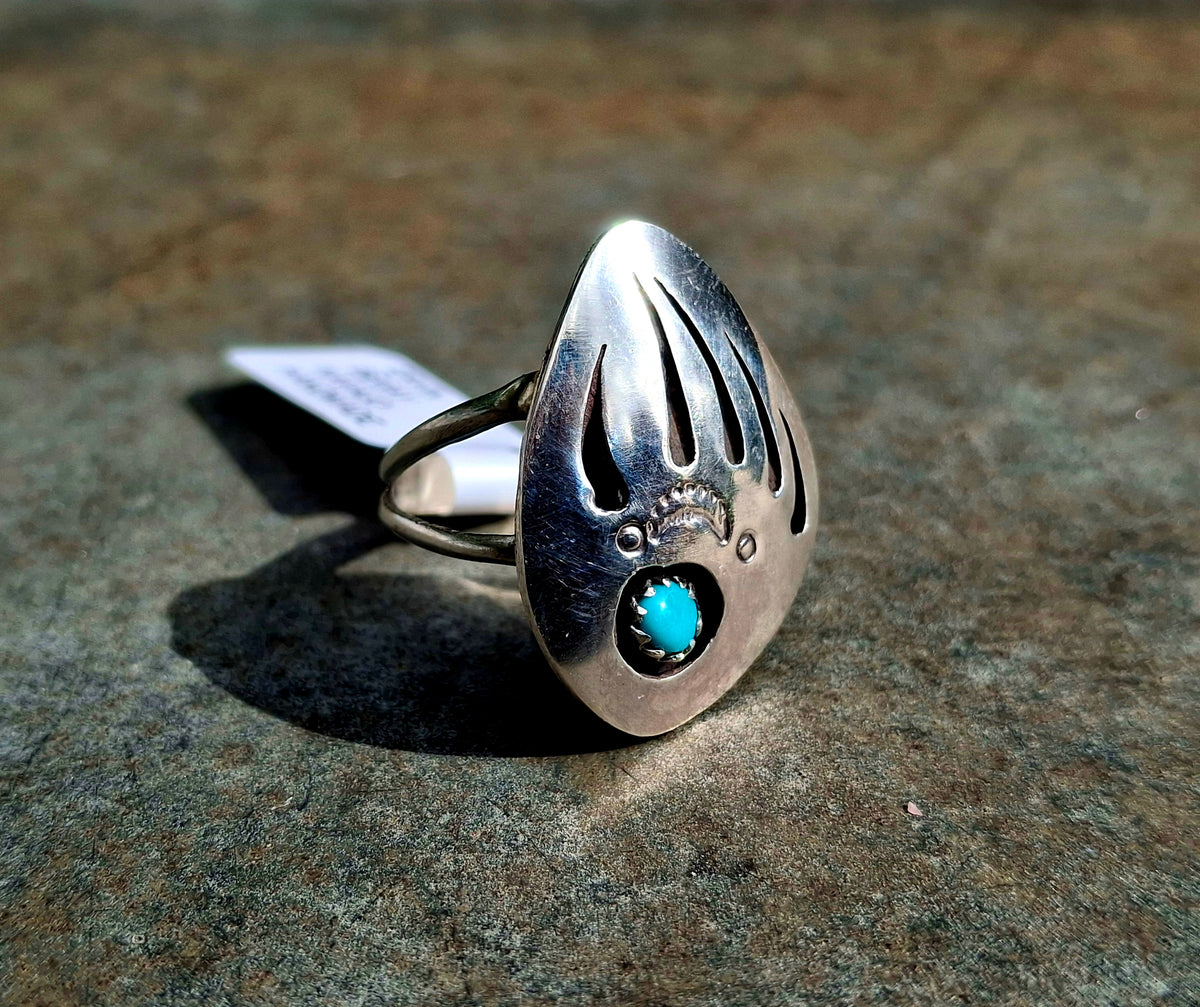 Kingman Paw Ring
