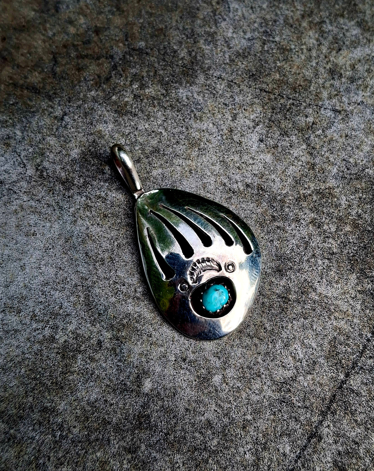 Kingman Paw Pendant