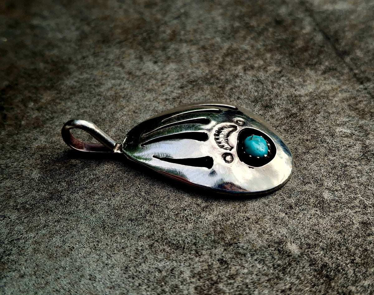 Kingman Paw Pendant