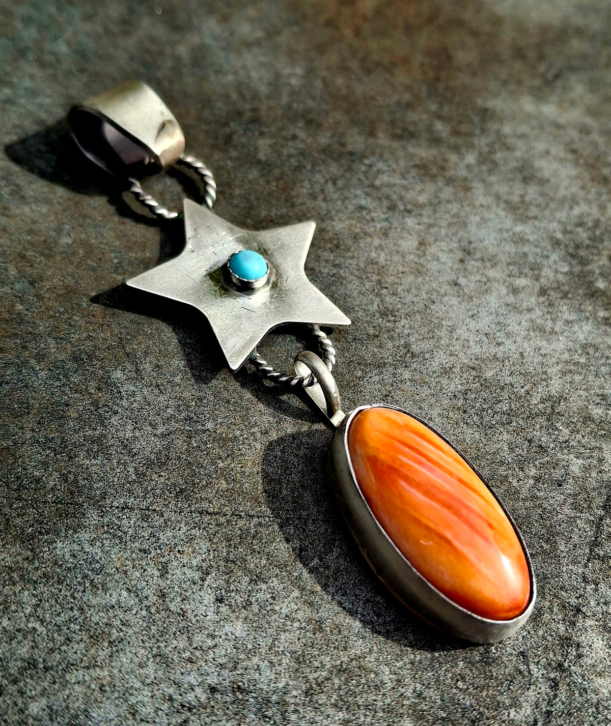 Spiny/Kingman Star Drop Pendant
