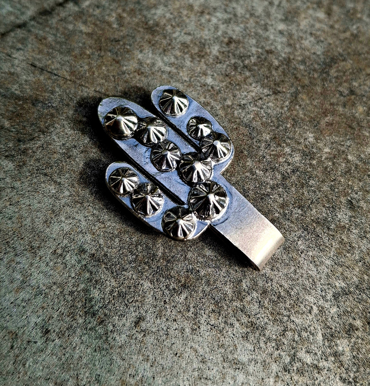 Sterling Cactus Hat Slide