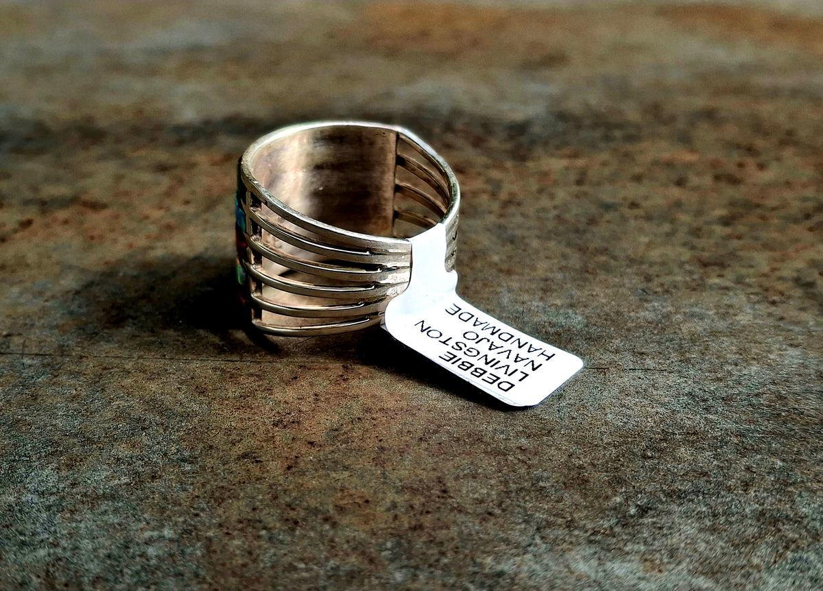 Multi-Stone Inlay Ring