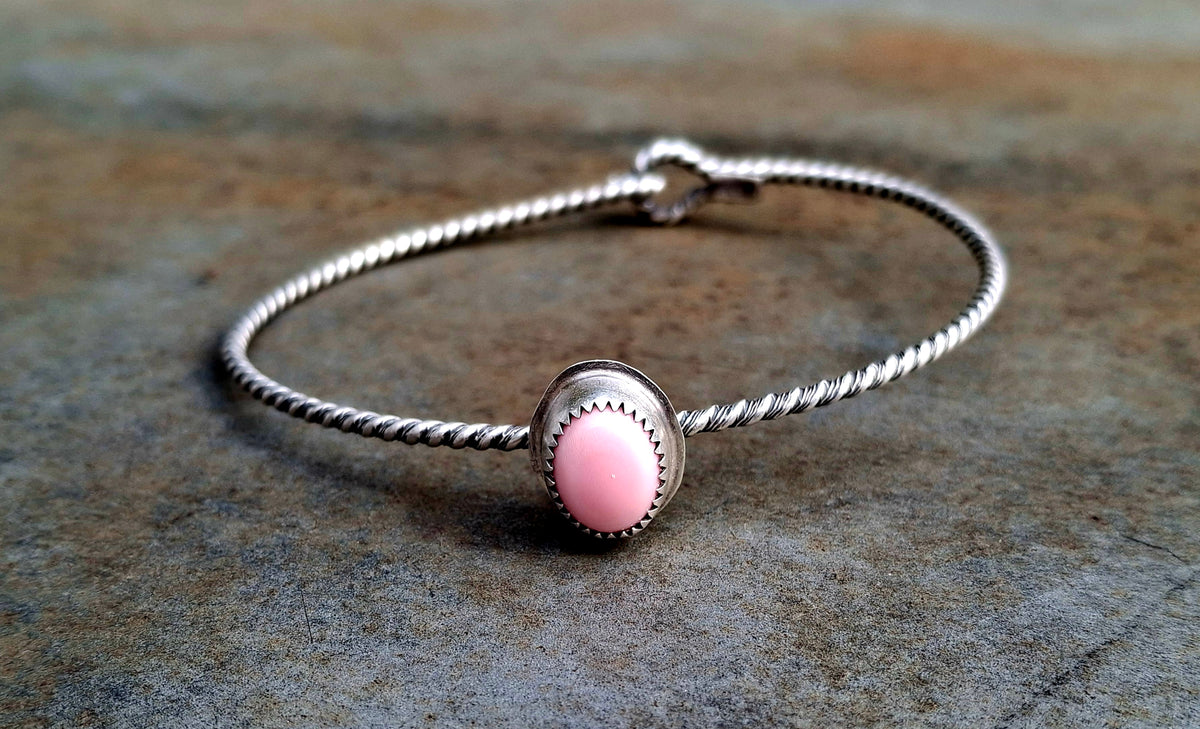 Pink Conch Bangle