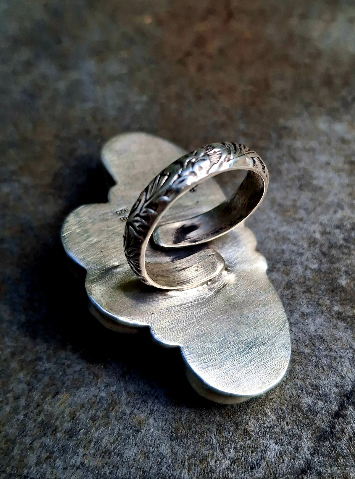 Multi-Stone Cluster Adjustable Ring