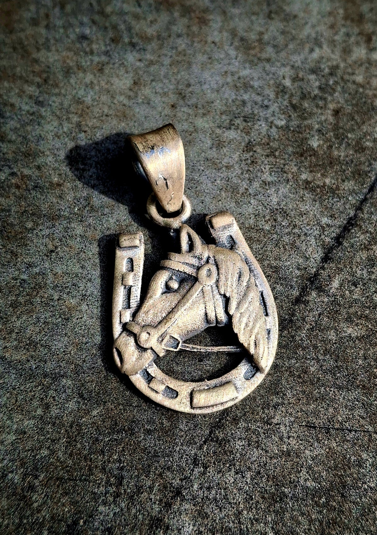 Sterling Horseshoe Pendant