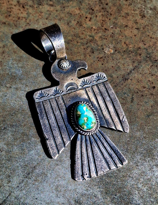 Sonoran Gold Thunderbird Pendant - P92