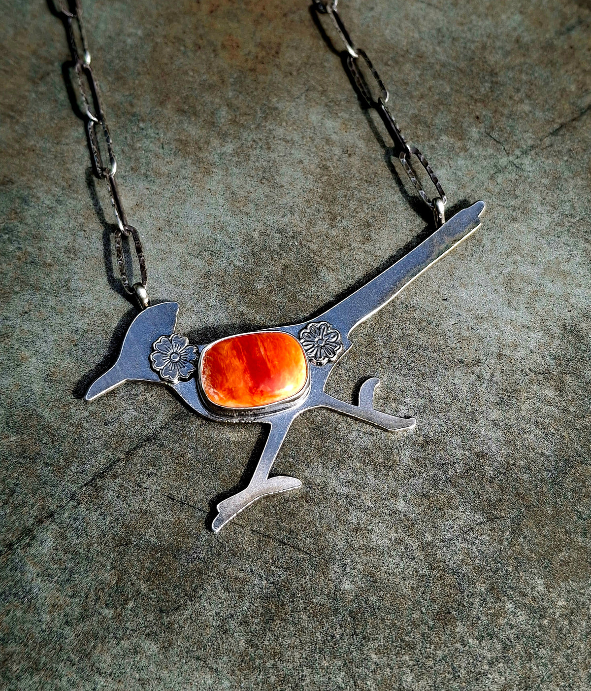 Spiny Roadrunner Necklace