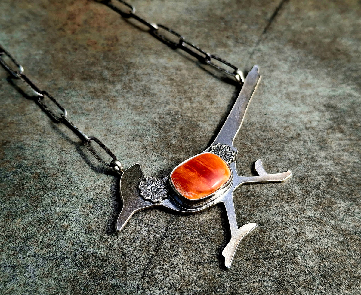 Spiny Roadrunner Necklace