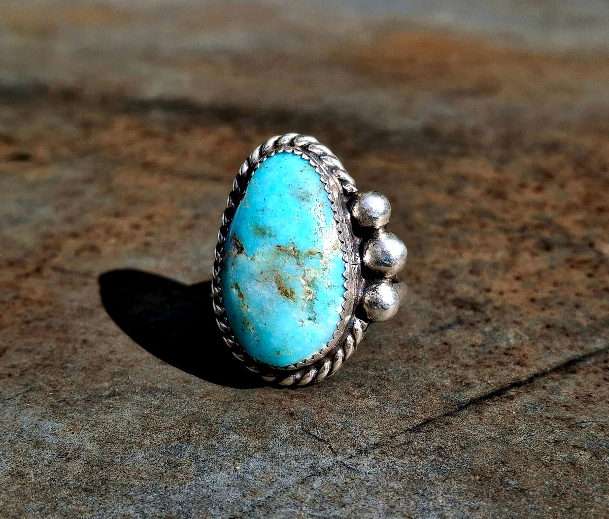 Arizona Turquoise Adjustable Ring