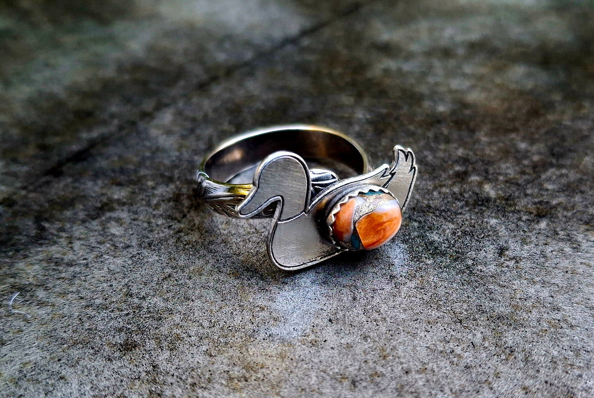 Spiny Mix Duck Adjustable Ring