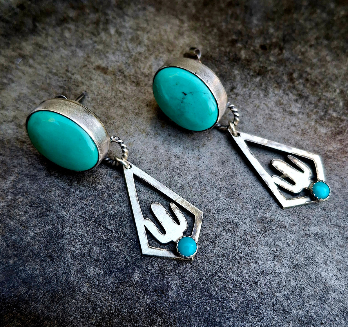 Mine 8 Cactus Dangle Earrings