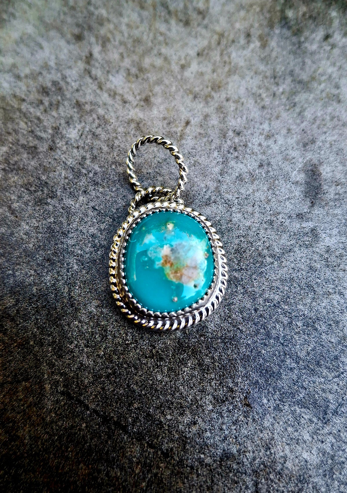 Fox Turquoise Pendant