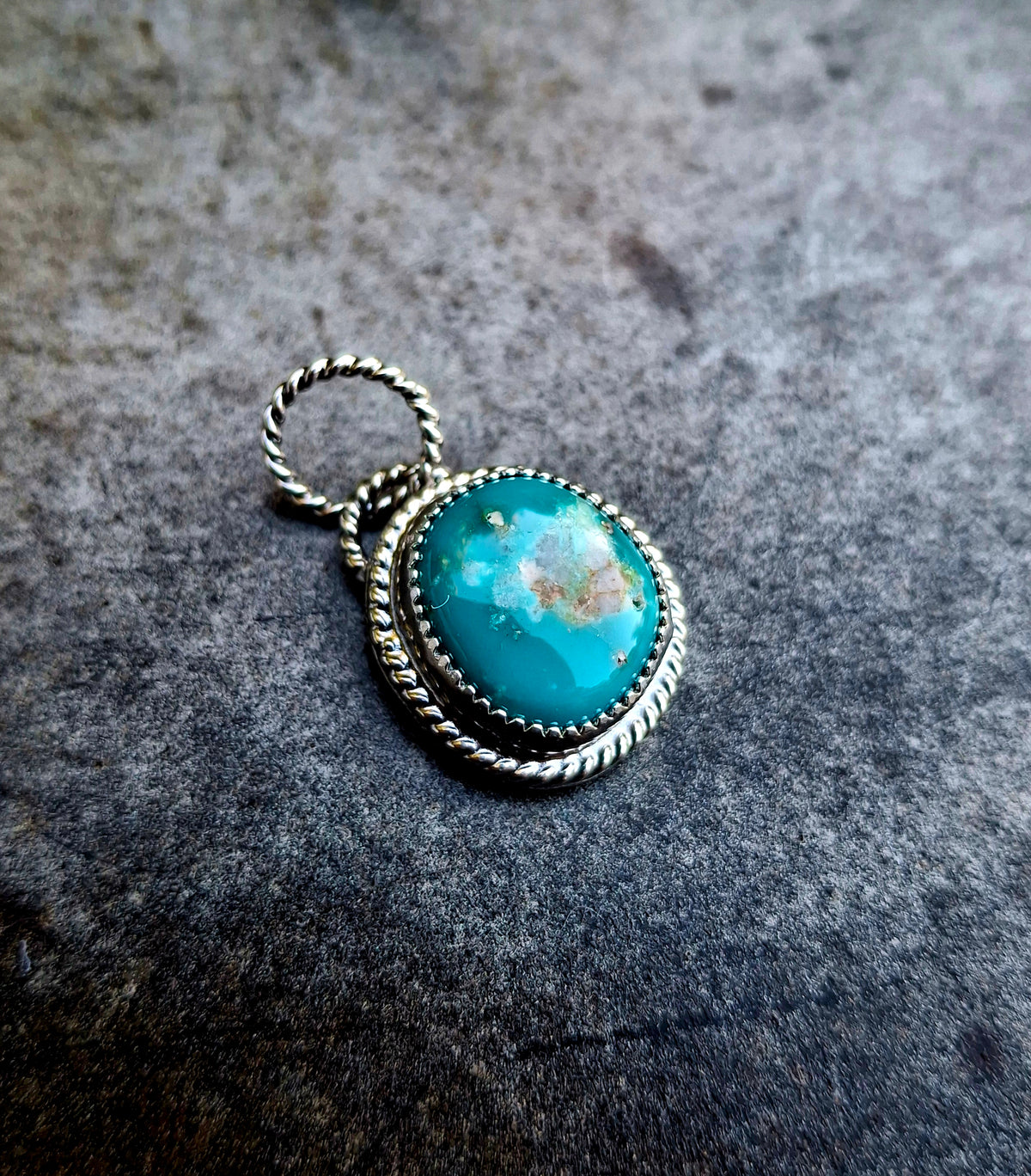 Fox Turquoise Pendant