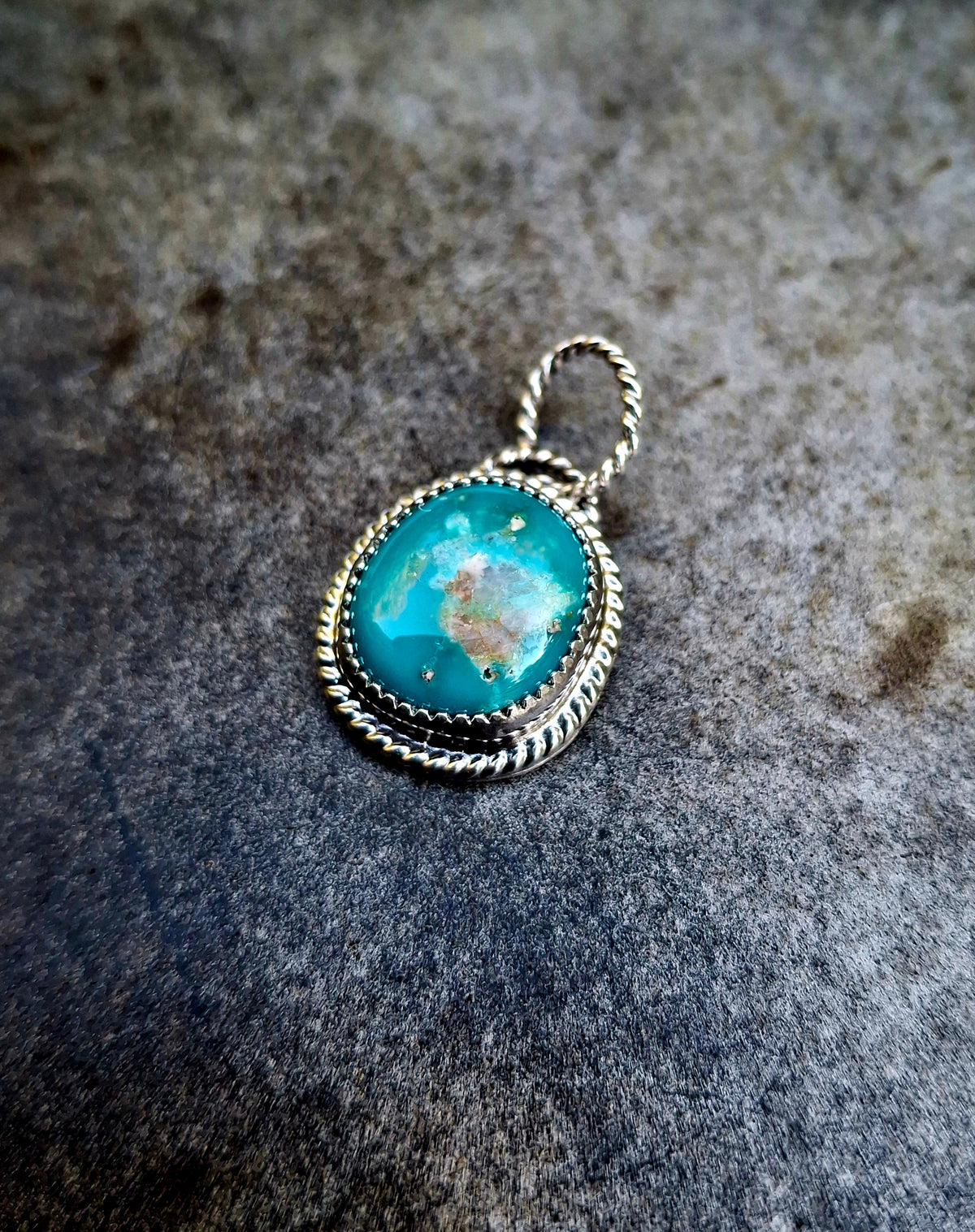 Fox Turquoise Pendant
