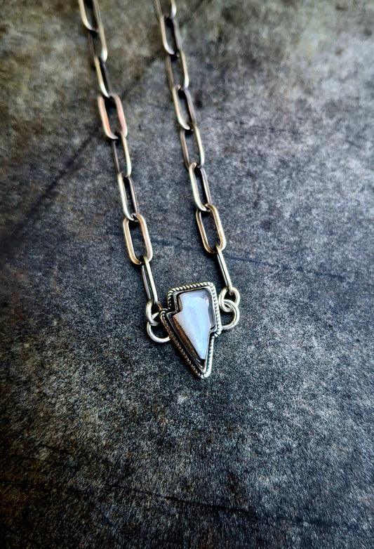 Moonstone Bolt Bracelet - B61