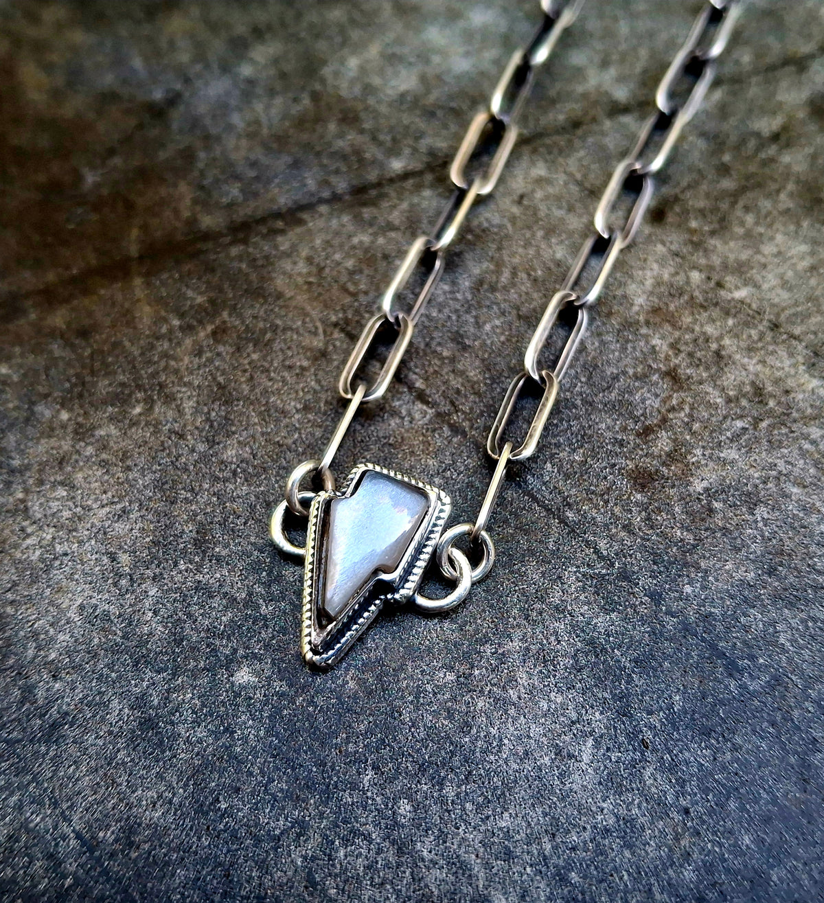 Moonstone Bolt Bracelet