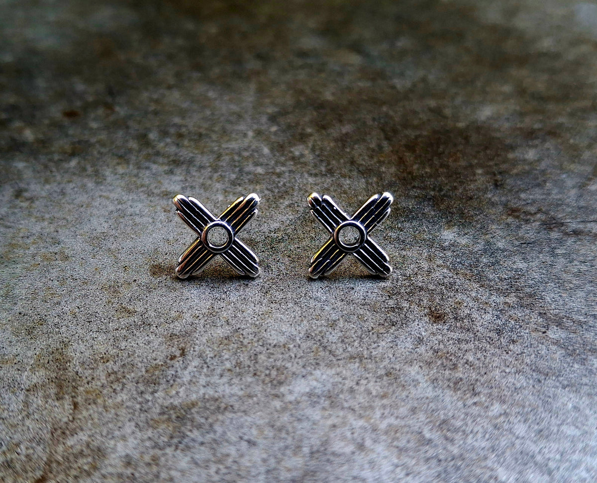 Sterling Zia Studs