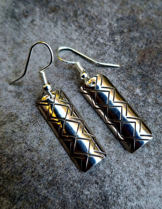 Sterling Bar Earrings