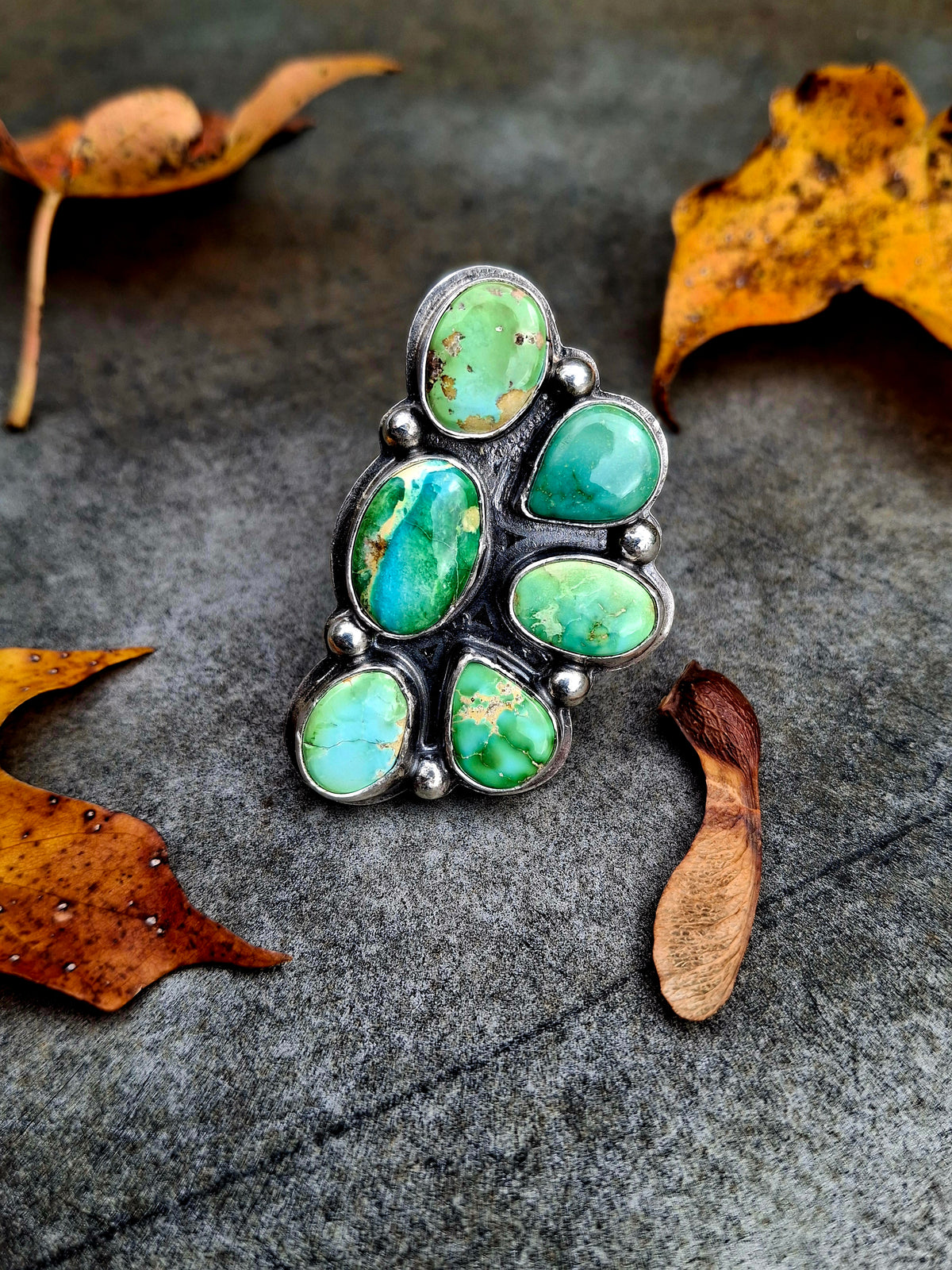 Sonoran Gold Adjustable Cluster Ring