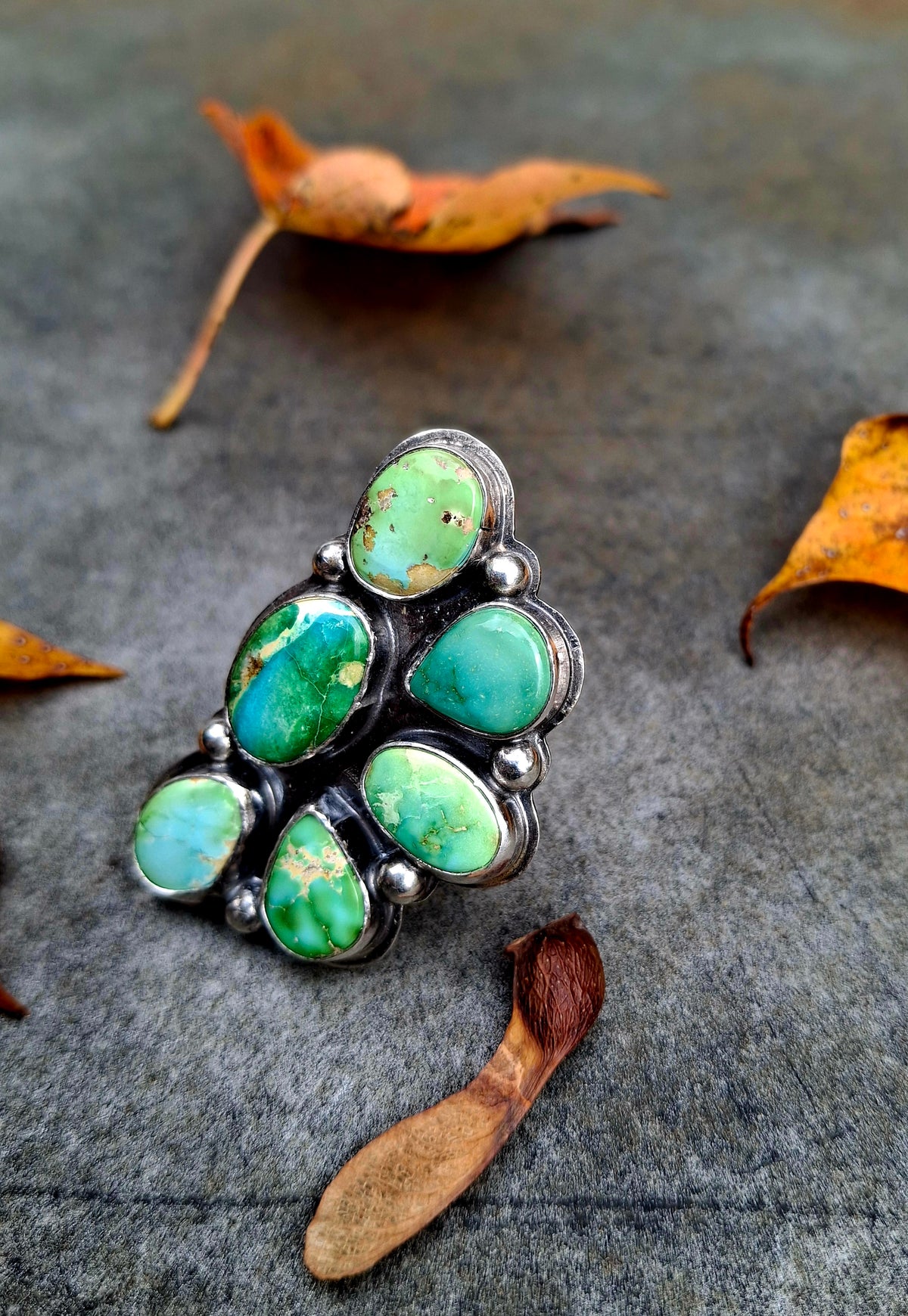 Sonoran Gold Adjustable Cluster Ring