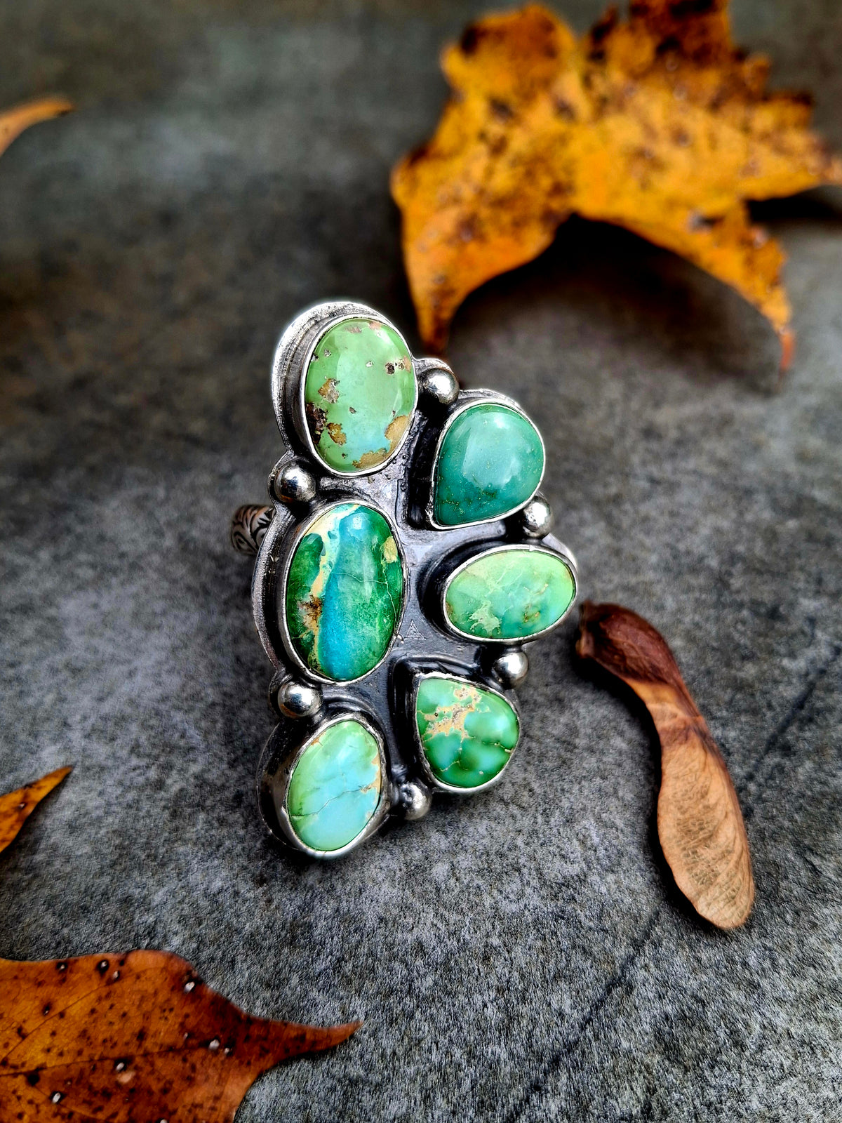 Sonoran Gold Adjustable Cluster Ring