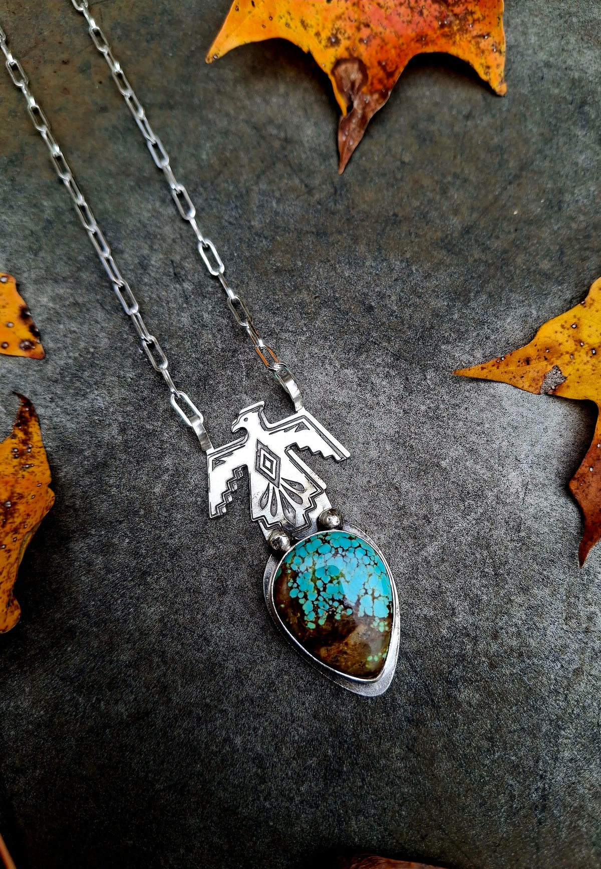 Mine 8 Thunderbird Necklace