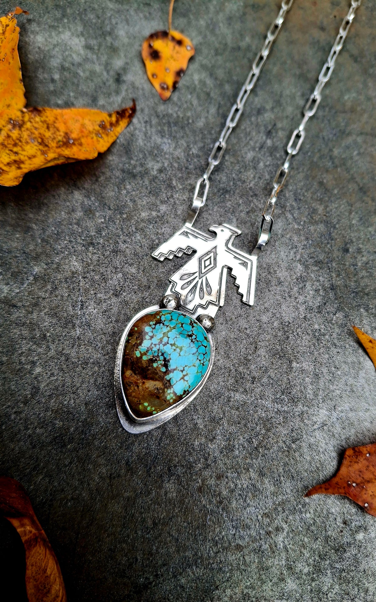 Mine 8 Thunderbird Necklace
