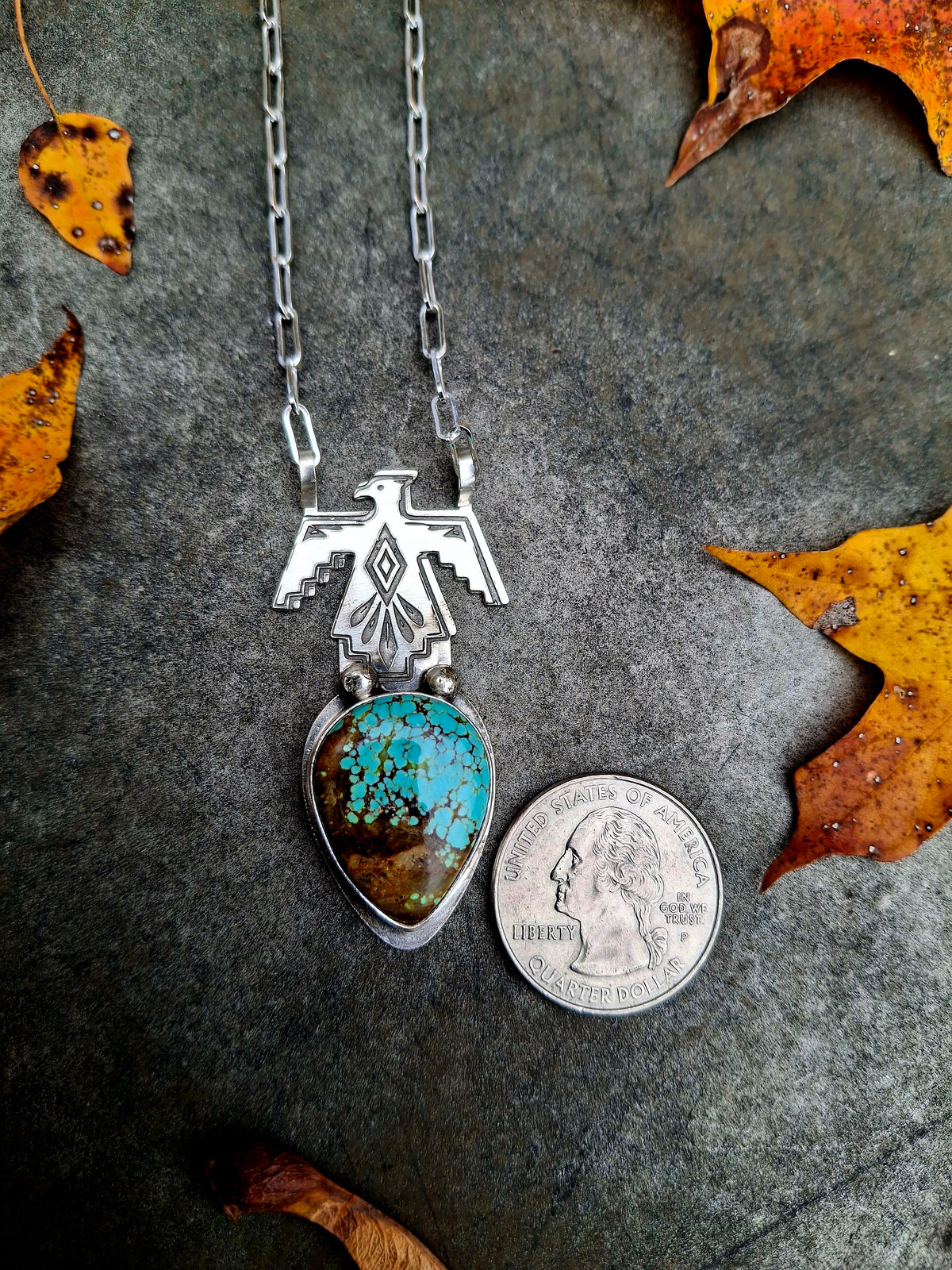 Mine 8 Thunderbird Necklace