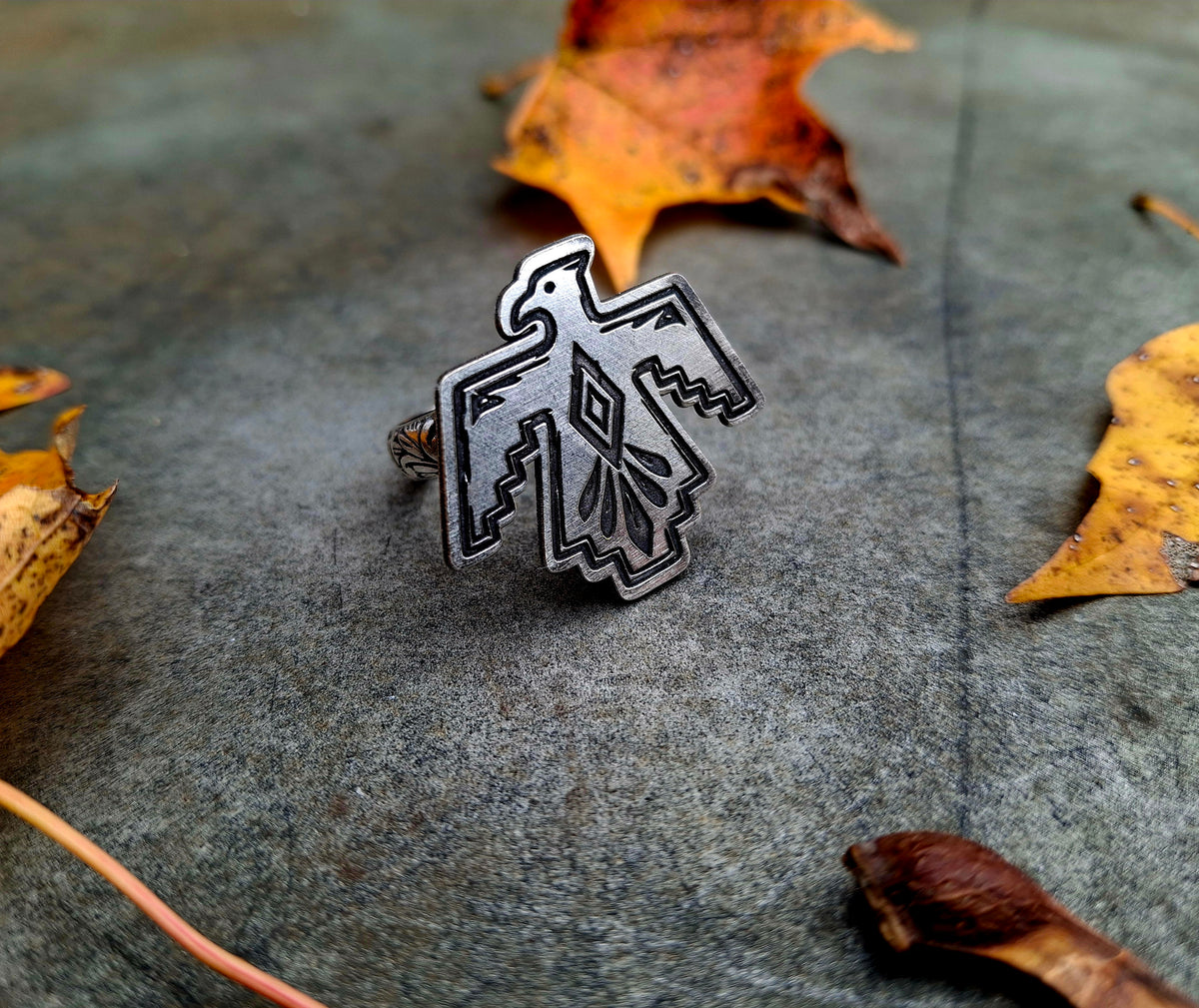 Thunderbird Adjustable Ring