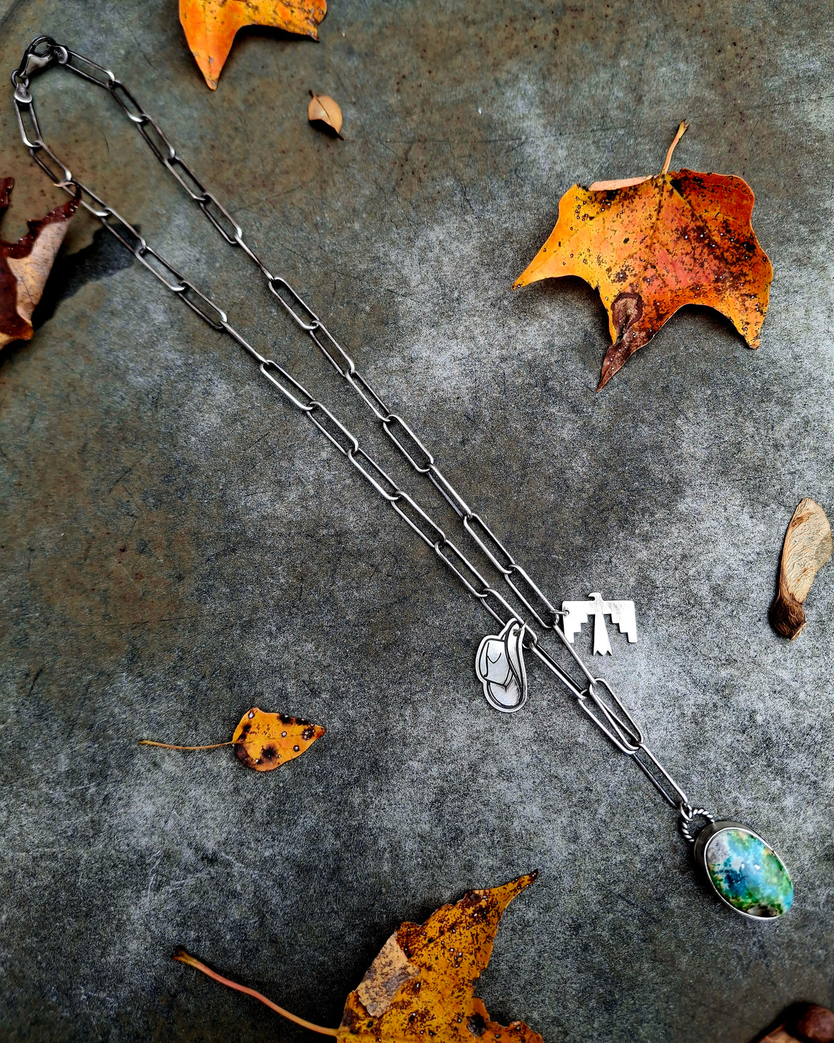 Sonoran Gold Charm Necklace