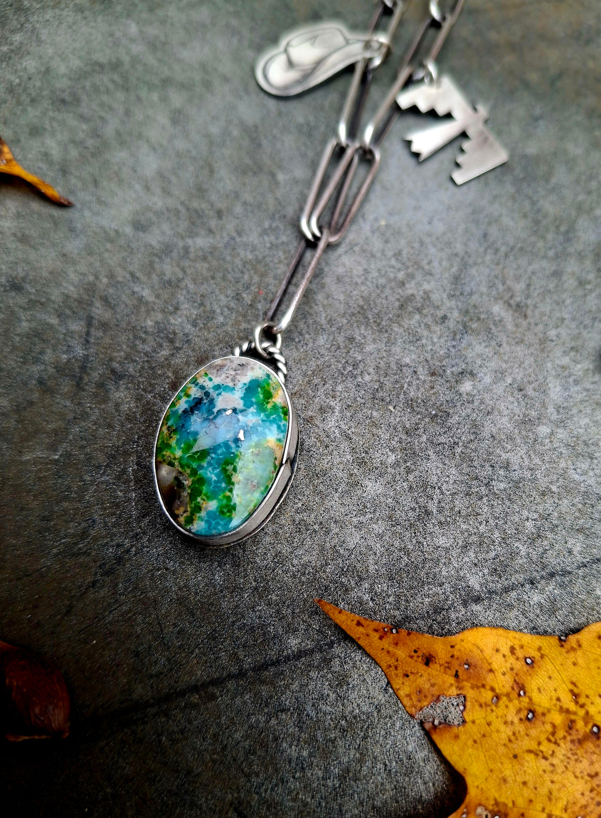 Sonoran Gold Charm Necklace