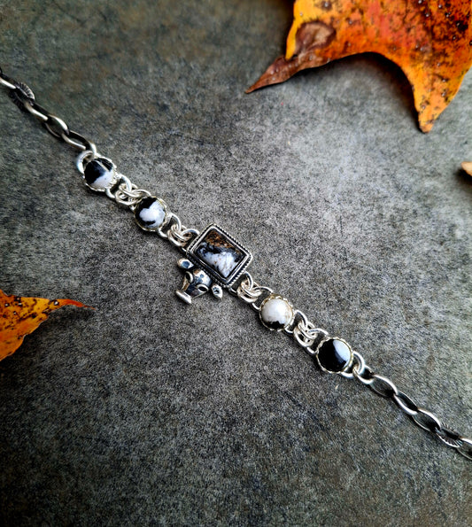 White Buffalo Cow Bracelet