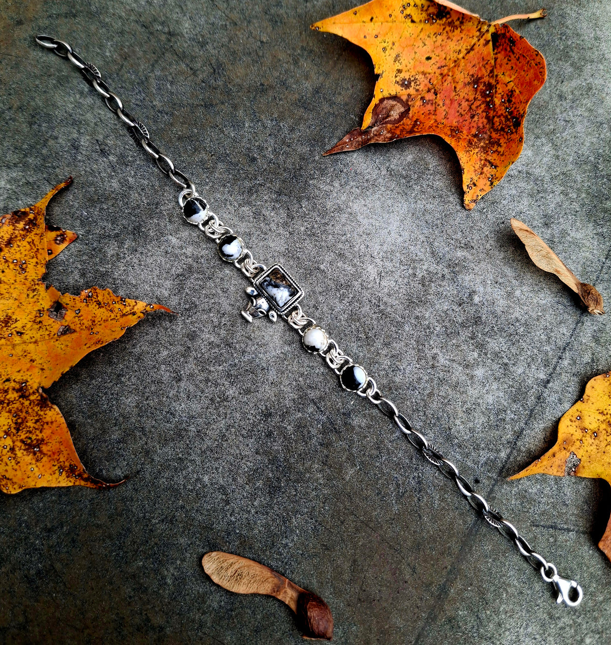 White Buffalo Cow Bracelet