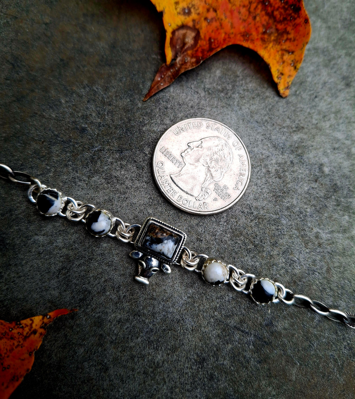 White Buffalo Cow Bracelet